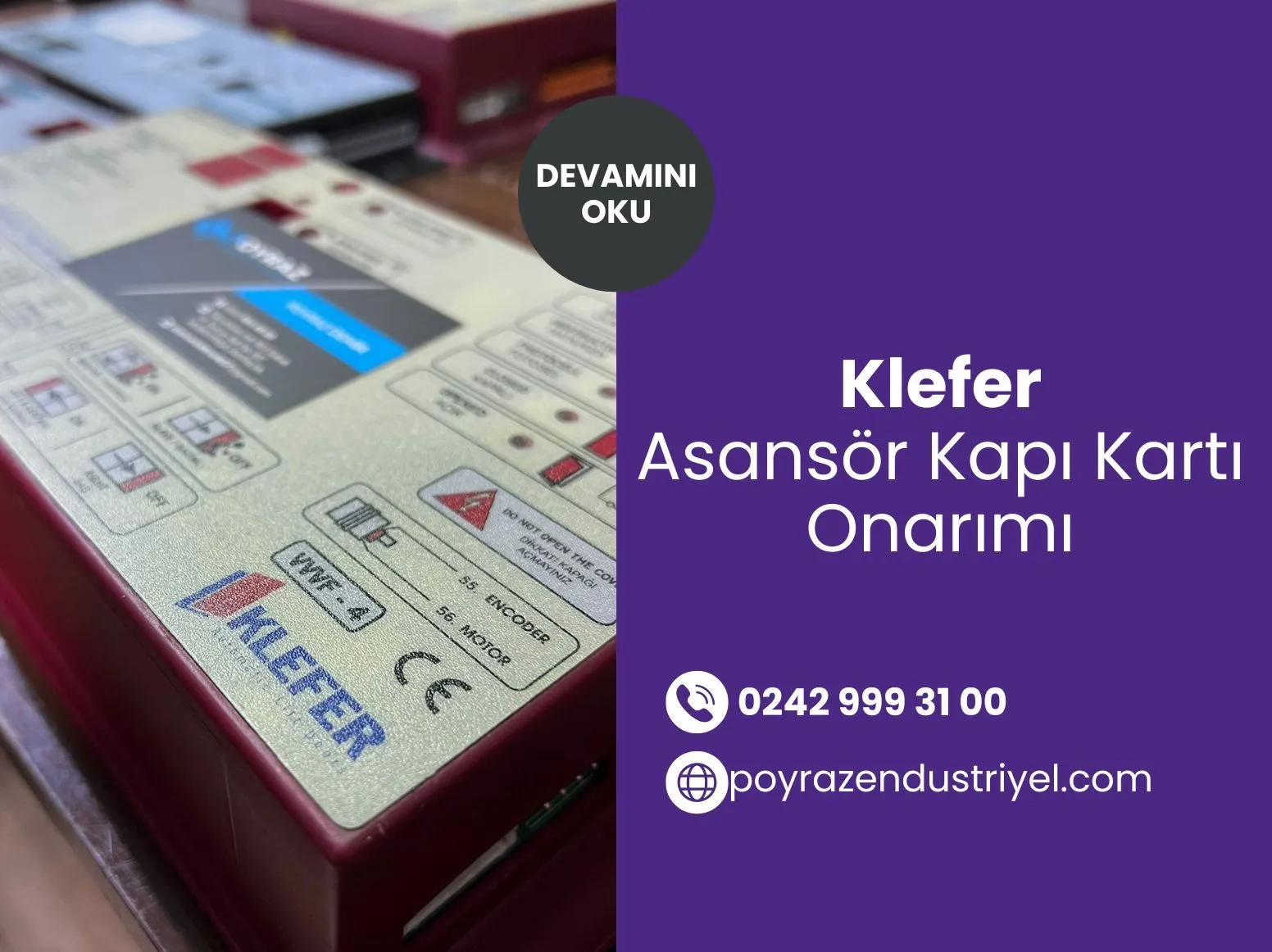 Klefer Asansör Kapı Kartı Onarımı